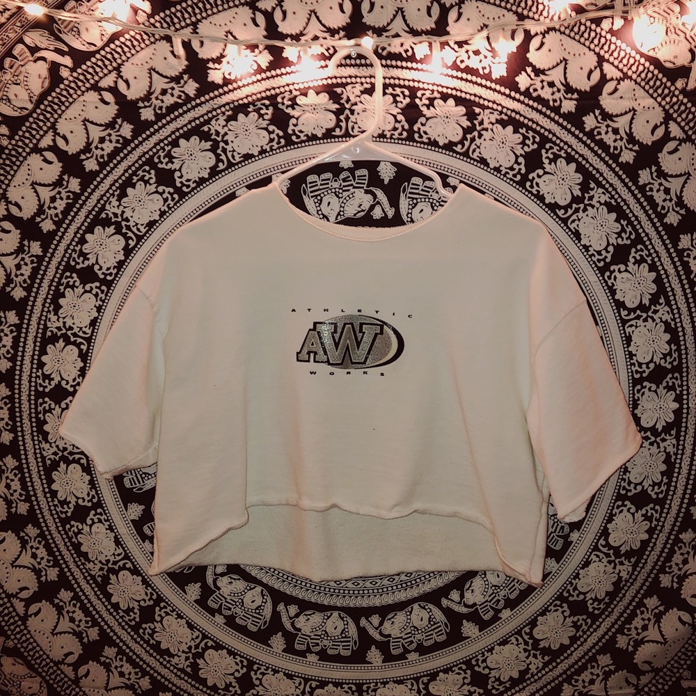 VINTAGE Athletic Works crop top